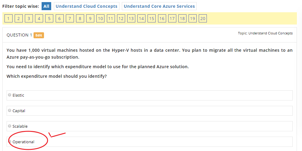 Microsoft azure certification practice tests