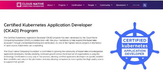 Certified Kubernetes Application Developer (CKAD)