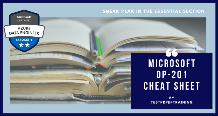 Microsoft DP-201 Cheat Sheet