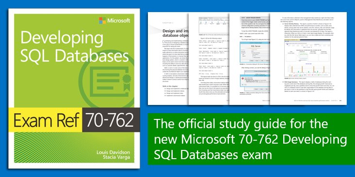 MS 70-762 exam guide by microsoft