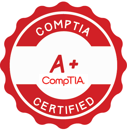 CompTIA A+ certified logo