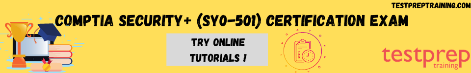 CompTIA Security+ (SY0-501) Certification Exam online tutorial
