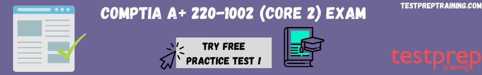 CompTIA A+ Exam free practice test