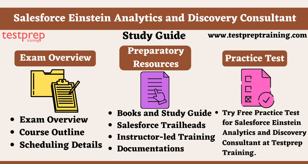 Salesforce Einstein Analytics and Discovery Consultant study guide 