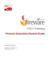 Fireware Essentials Student Guide