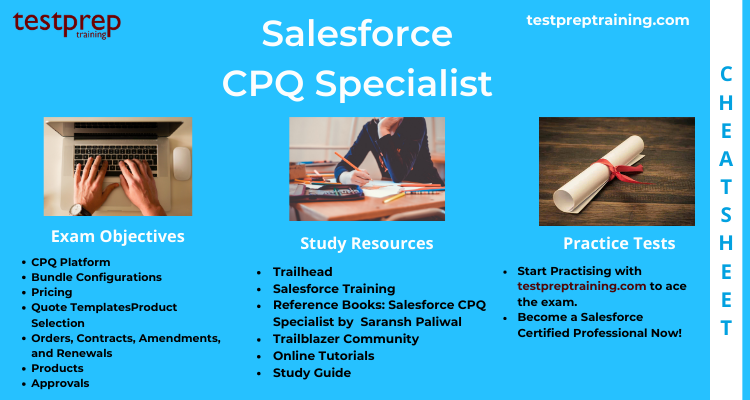 Salesforce CPQ Specialist Cheat Sheet