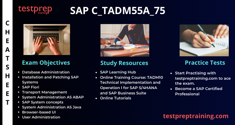 SAP C_TADM55A_75 cheat sheet