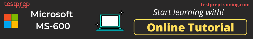 Microsoft MS-600 online tutorial