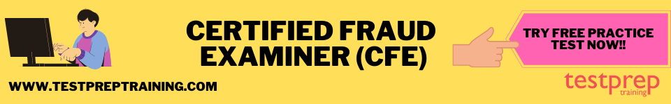 Certified Fraud Examiner (CFE) exam free practice test papers