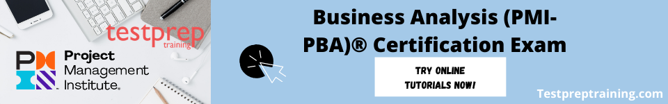 Business Analysis (PMI-PBA)® Certification Exam online tutorials