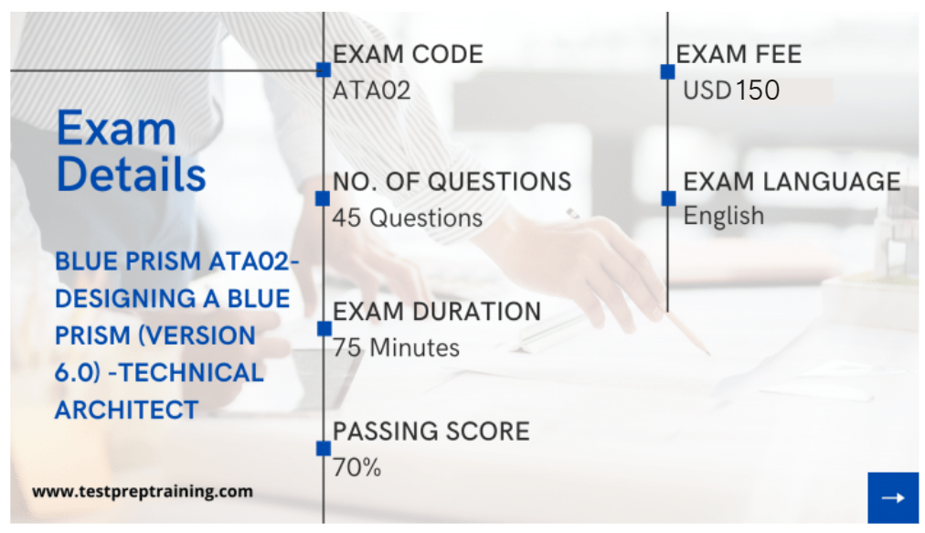 Blue Prism Technical Architect exam details