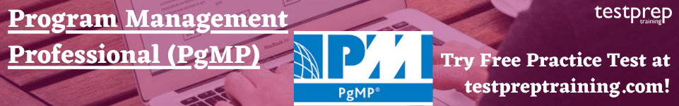 Program Management Professional (PgMP) practice test 