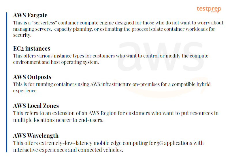 amazon ecs amazon eks