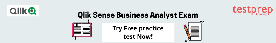Qlik Sense Business Analyst exam free test
