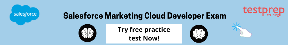 Marketing Cloud Developer tests