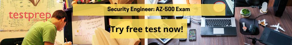 Microsoft Azure Security Technologies (AZ-500) free questions