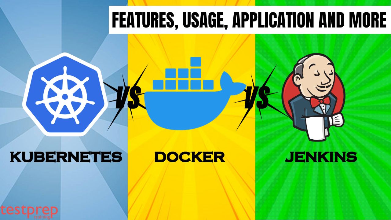 Kubernetes versus Docker versus Jenkins Features, Usage, Application and more