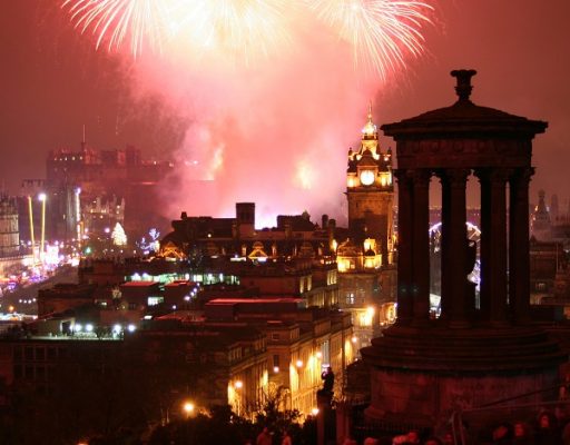 New year in Scotland, also called Hogmanay, Edinburgh-Life in the UK test-Testpreptraining.com