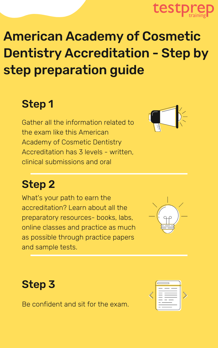 Study guide for American Academy of Cosmetic Dentistry Accreditation