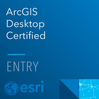 ArcGIS Desktop Entry EADE 19-001 Exam badge