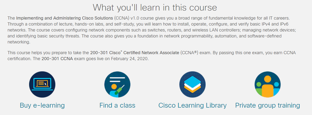 Cisco Certified Network Associate CCNA (200-301)