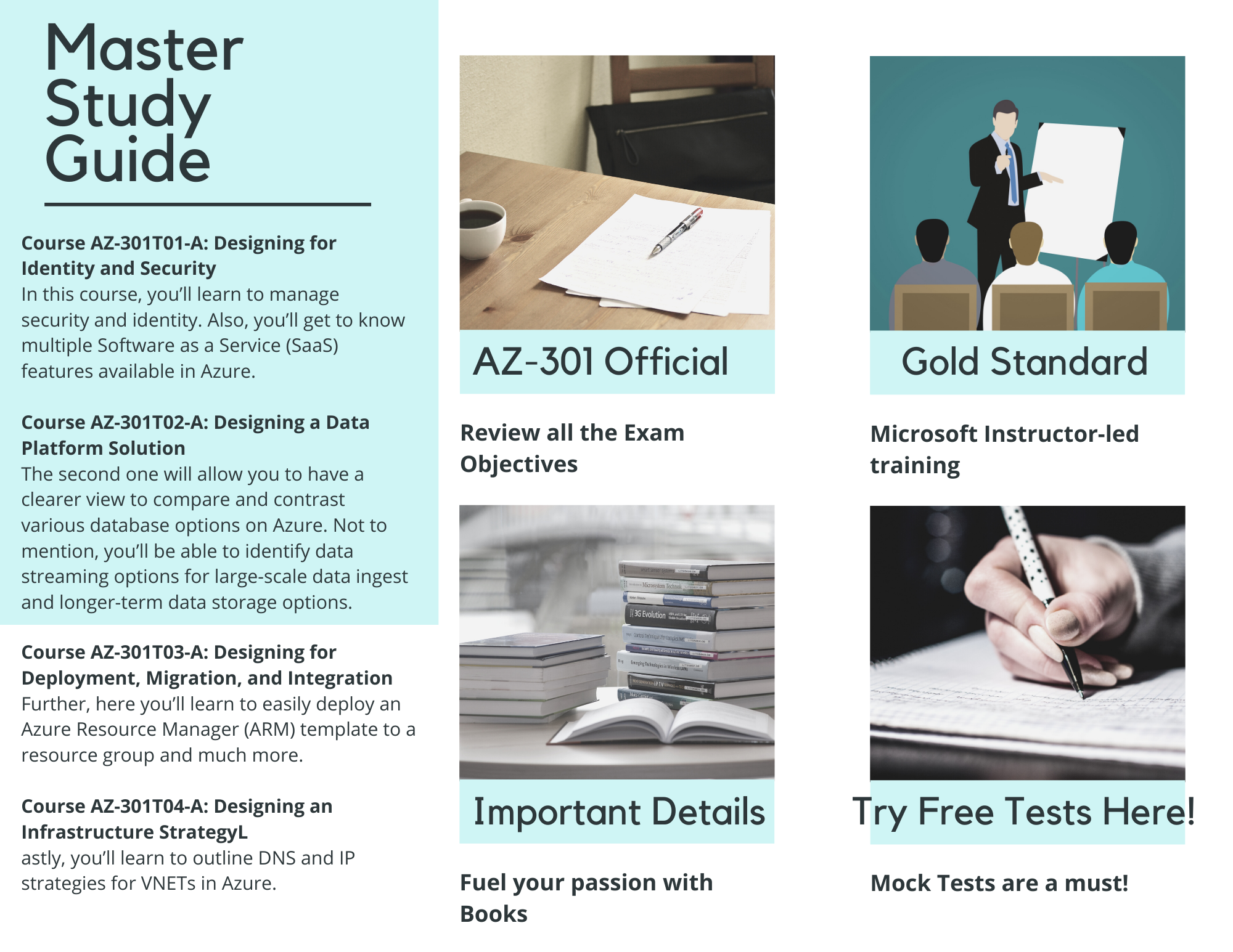 AZ-301 exam master study guide