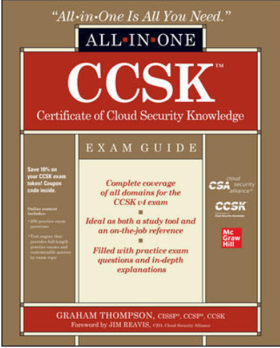 CCSK v4  Certificate of Cloud Security Knowledge exam guide