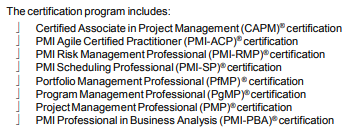 PMI Professional in Business Analysis (PMI-PBA)