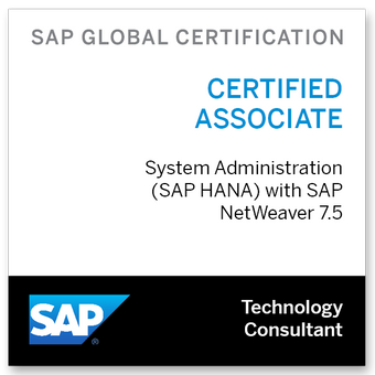 SAP C_TADM55A_75 digital badge