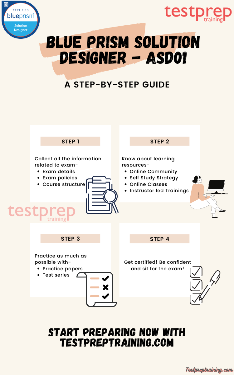 Blue Prism Solution Designer - ASD01 Preparation guide