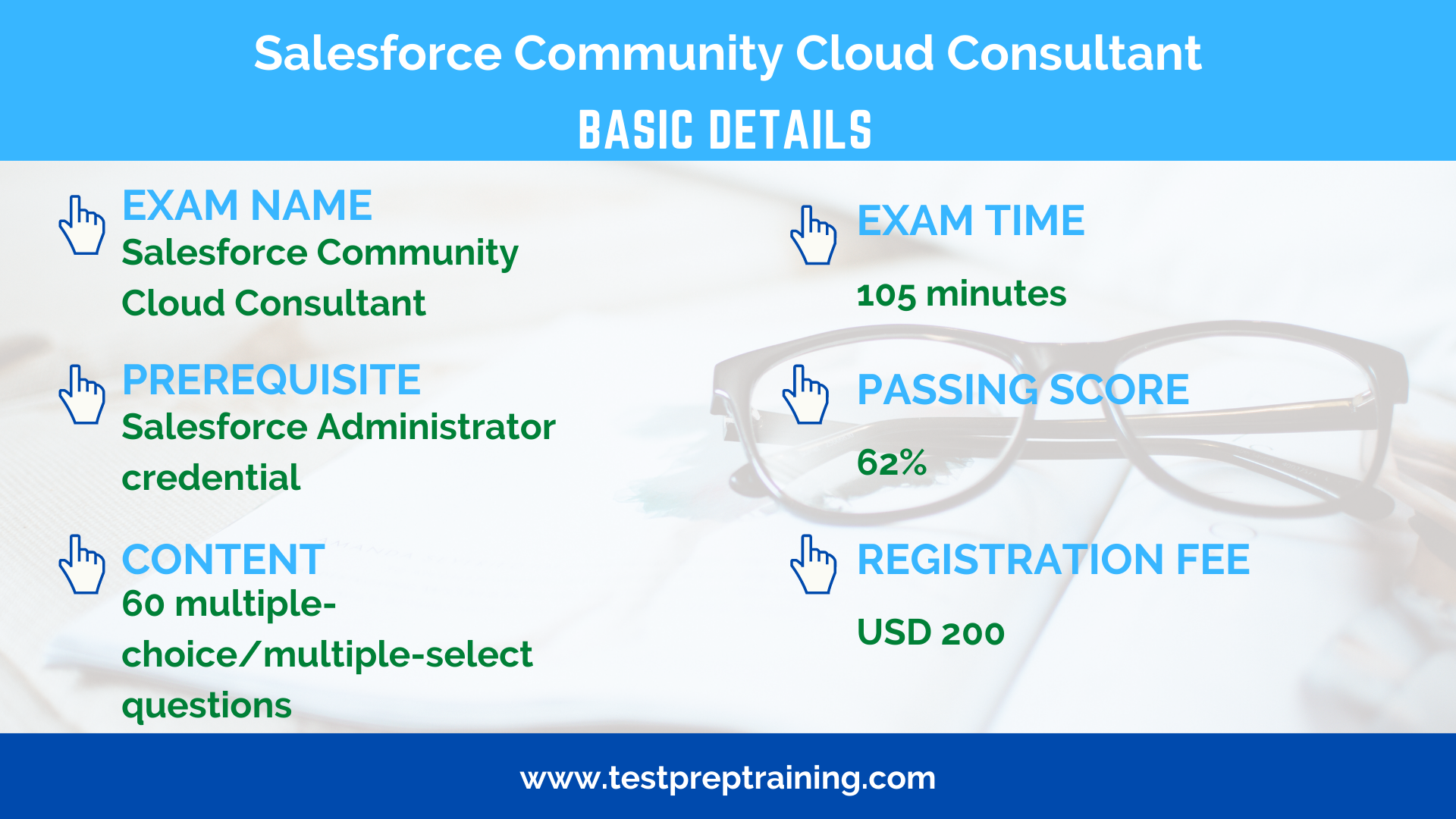 Salesforce Community Cloud Consultant exam details