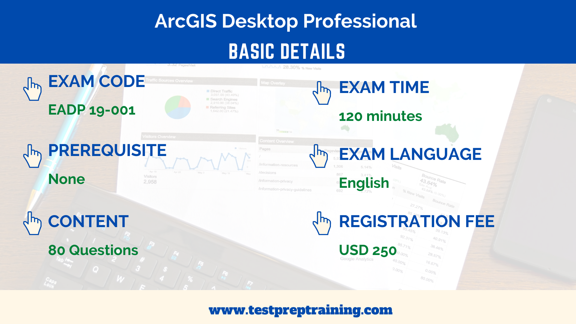 ArcGIS Desktop Professional Exam Details