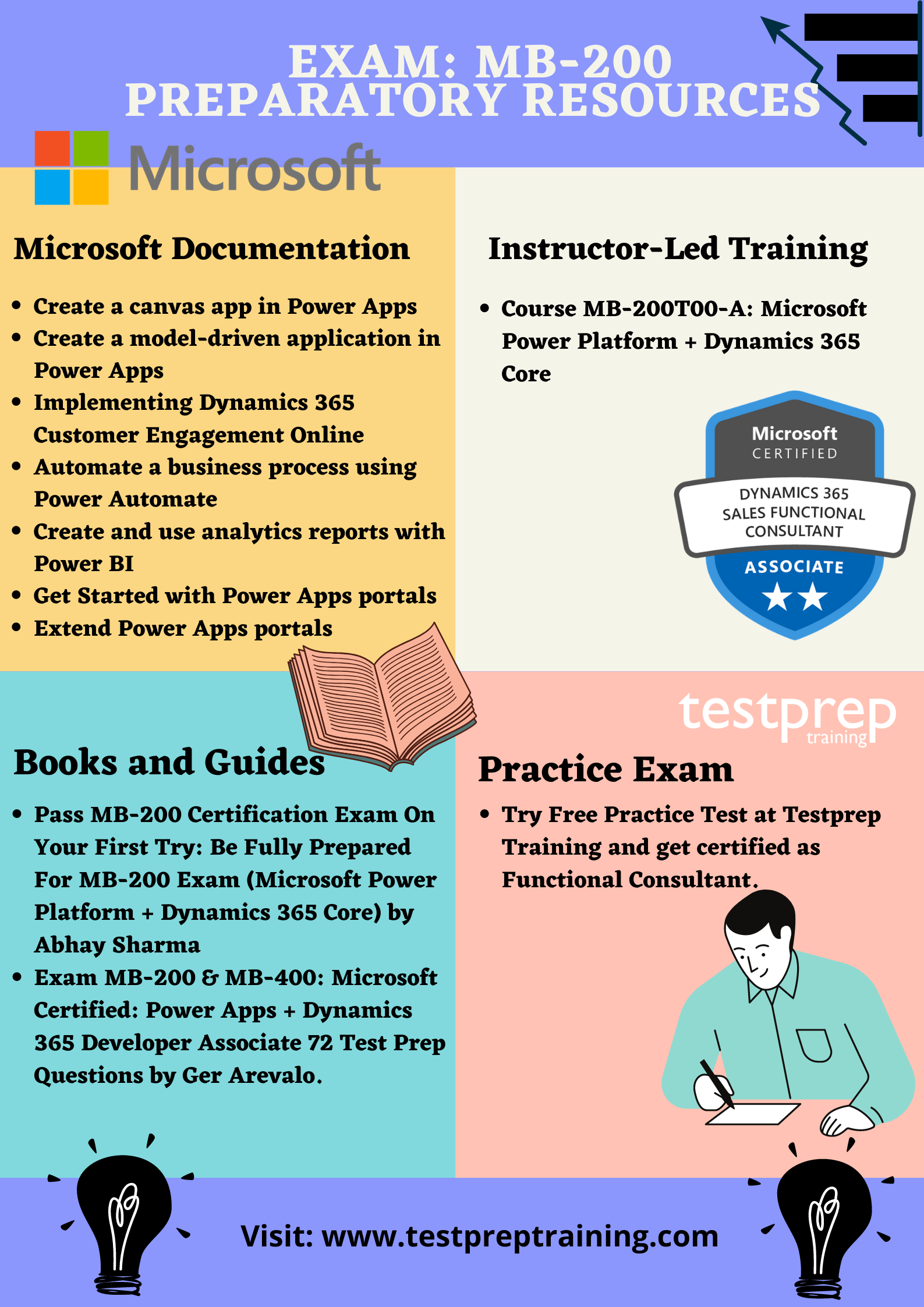 Exam MB-200: Microsoft Power Platform + Dynamics 365 Core preparatory guide