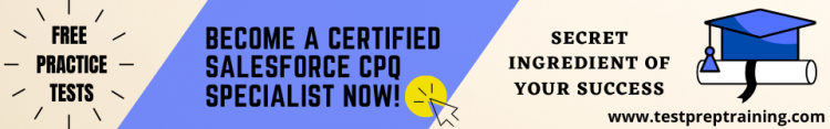 Salesforce CPQ Specialist Free Practice Test