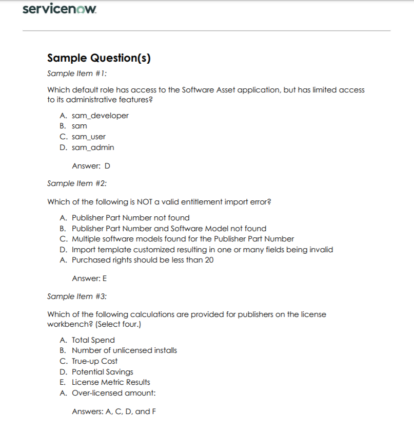 CIS-Software Asset Management - Sample Paper