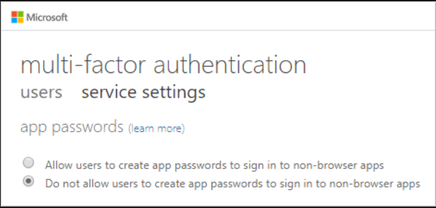 Multi factor authentication