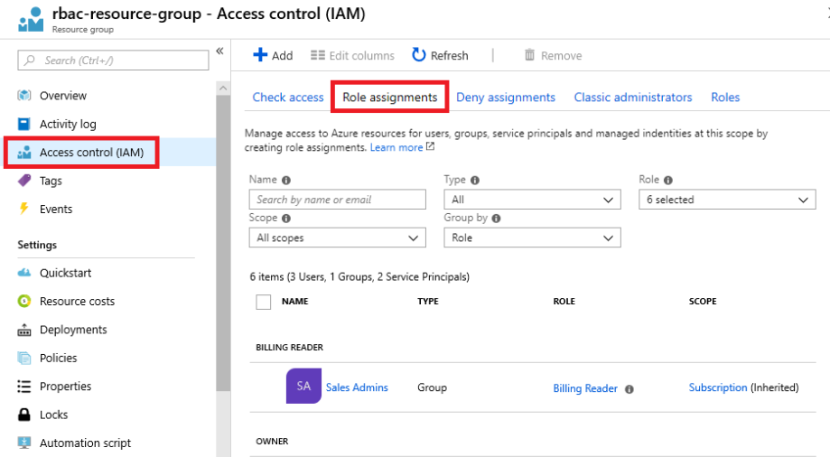 RBAC and access review policies