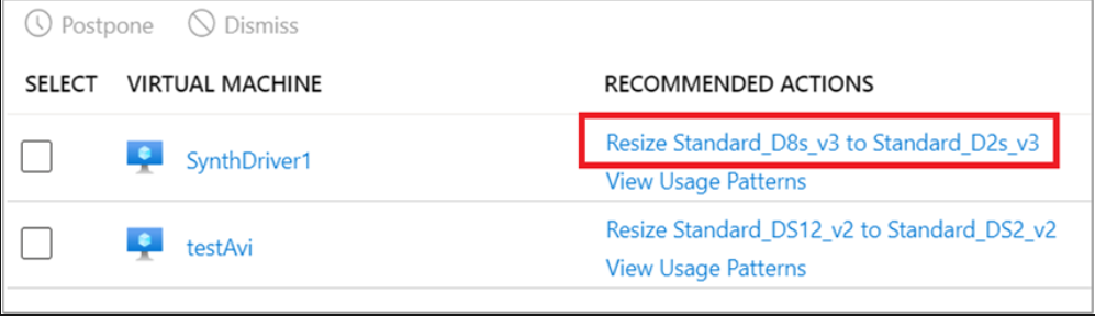 resizing standard for optimizing cost