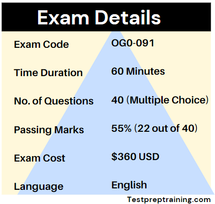 TOGAF 9 Exam details