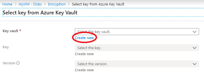 How to Create and encrypt a Windows virtual machine?