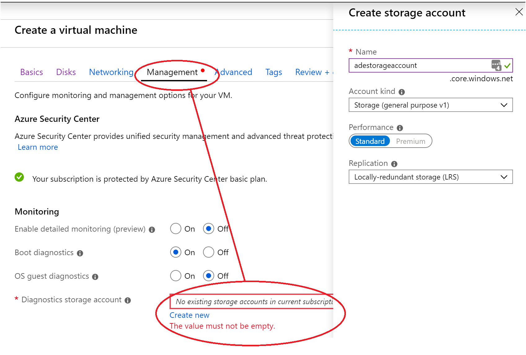 How to Create and encrypt a Windows virtual machine?