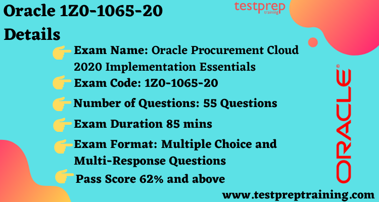 1Z0-1065-20 | Oracle Procurement Cloud 2020 Implementation Essentials exam details 