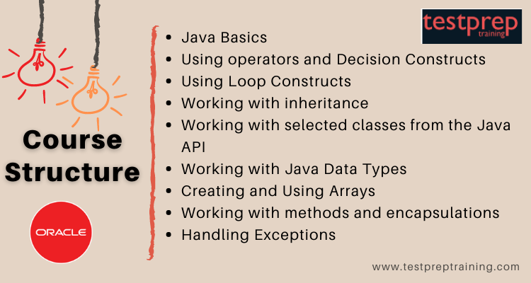 Oracle 1Z0-808 exam Course Structure