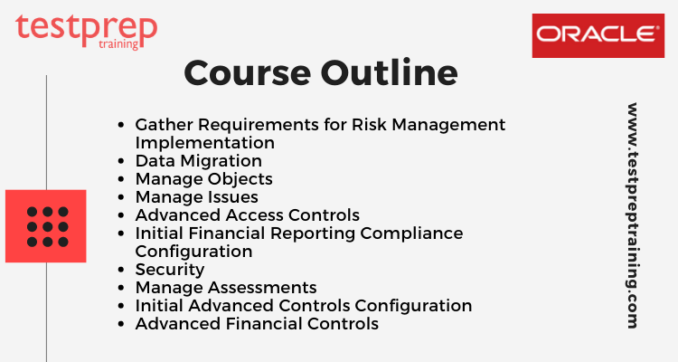 Oracle 1Z0-1058-20: Course outline