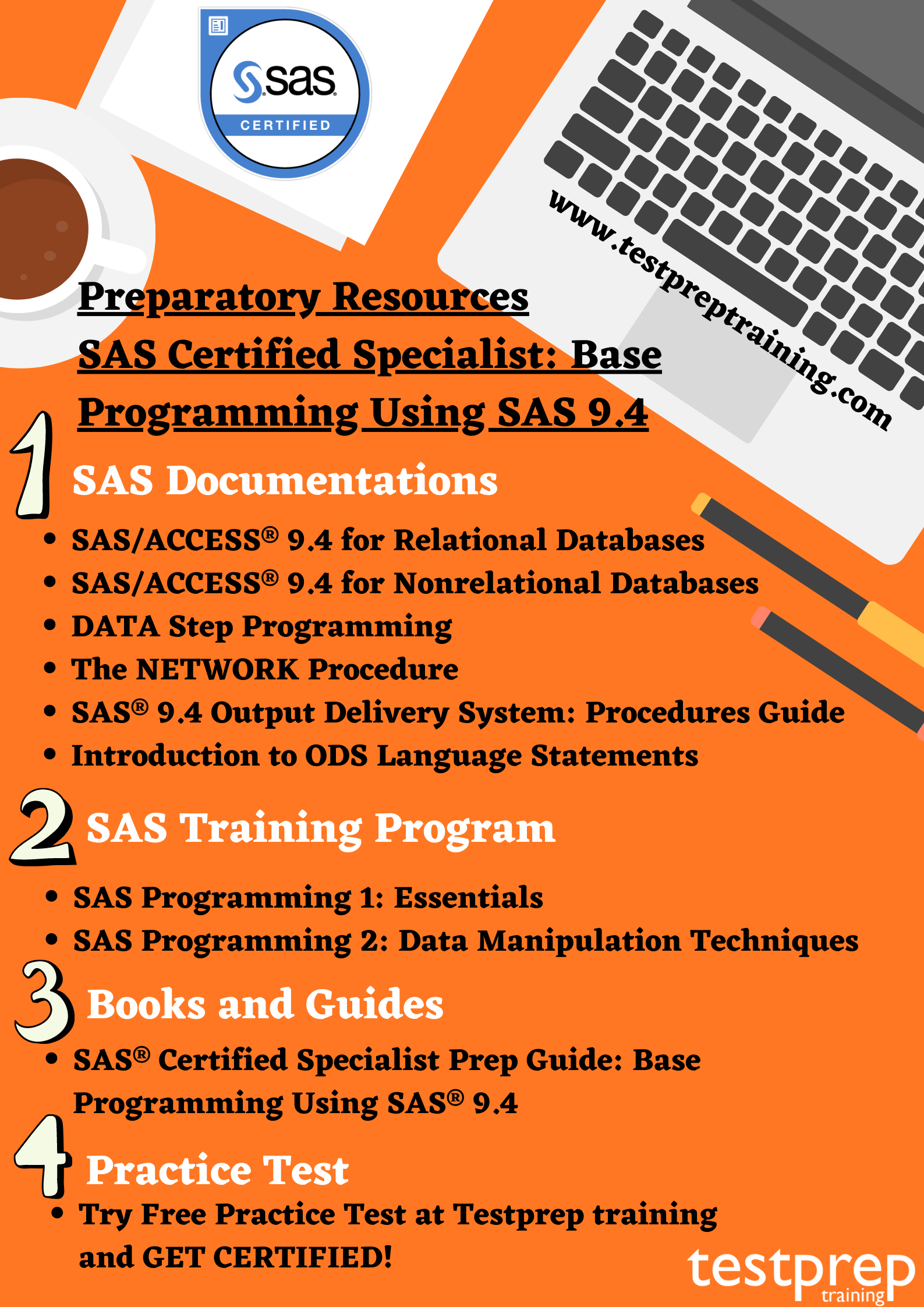SAS Certified Specialist: Base Programming Using SAS 9.4 preparatory guide 