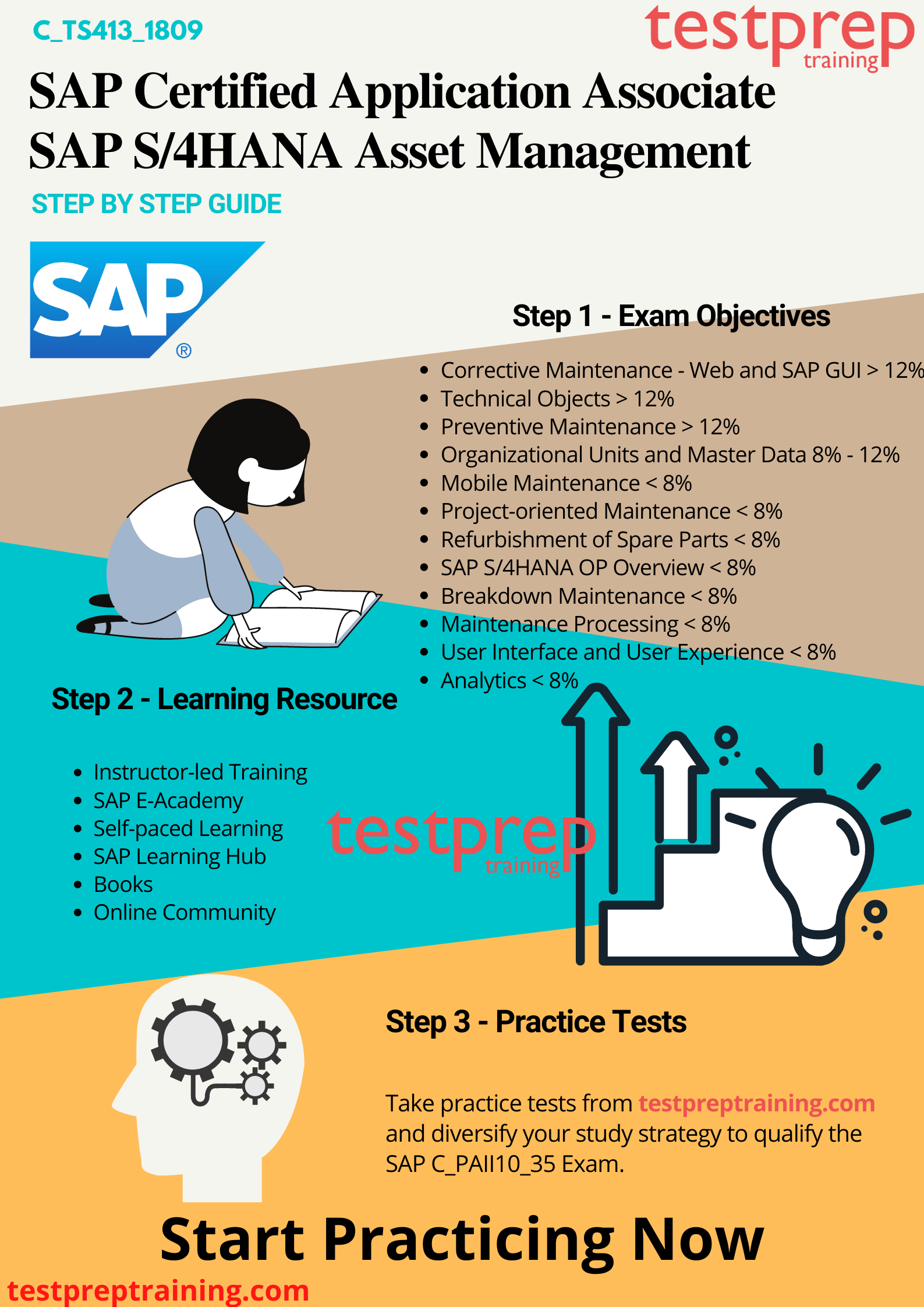 Preparation Guide - C_TS413_1809 - SAP S/4HANA Asset Management Exam