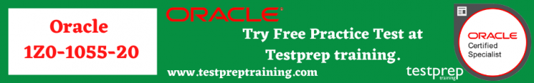 Oracle 1Z0-1055-20 Free Test