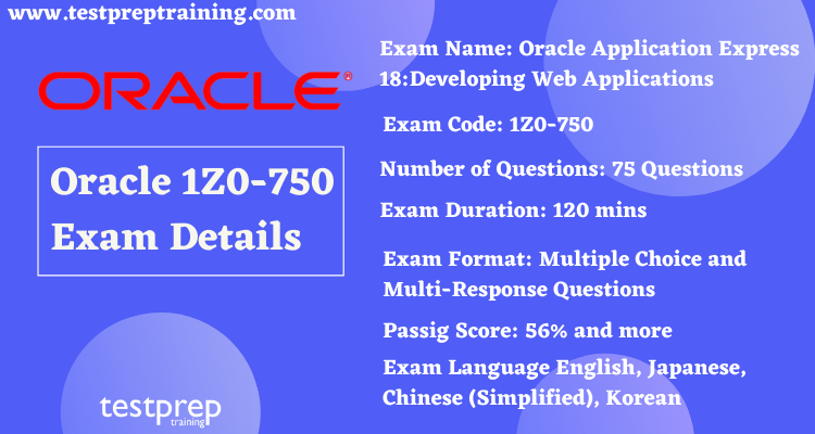 1Z0-750 exam details 