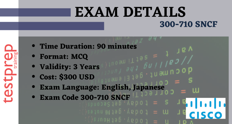 CCNP Security(300-710 SNCF) Exam Details