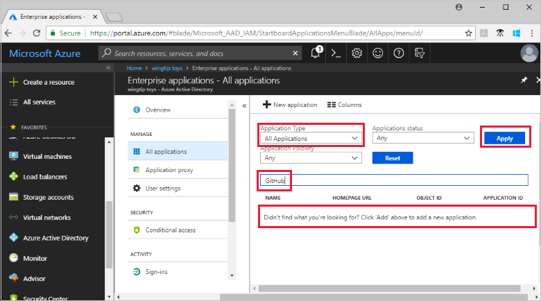 View the list of applications that are using your Azure AD tenant for identity